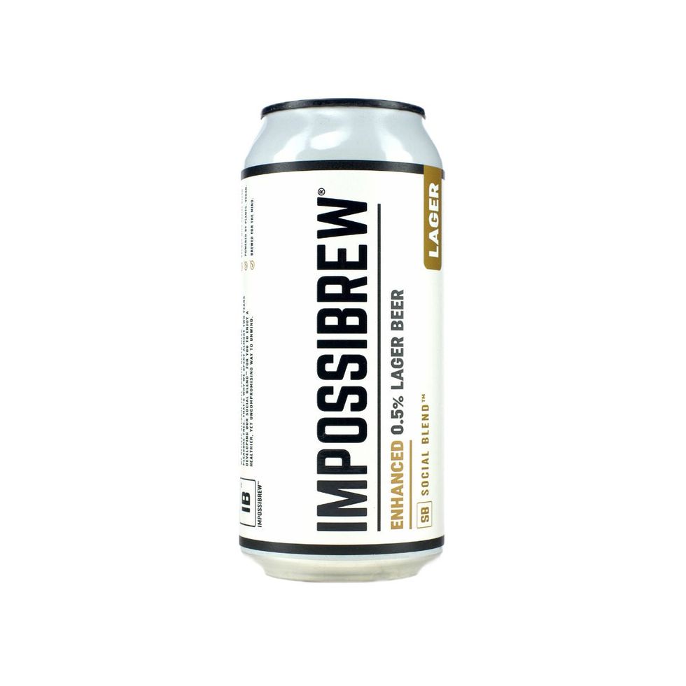 Impossibrew Enhanced Non-Alcoholic Lager (8 cans)