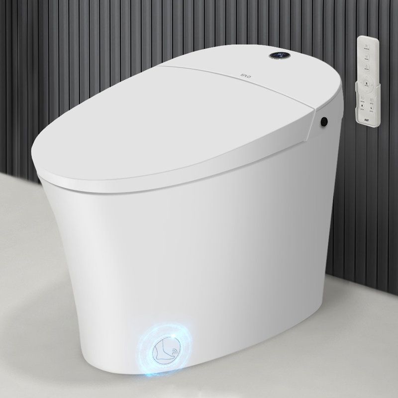 Smart Bidet Toilet, Dual-Flush Elongated Toilet Bidet