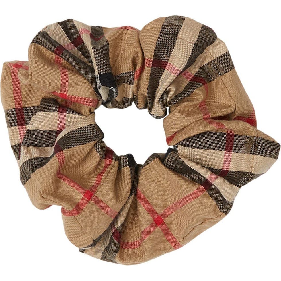 Vintage Check Scrunchie