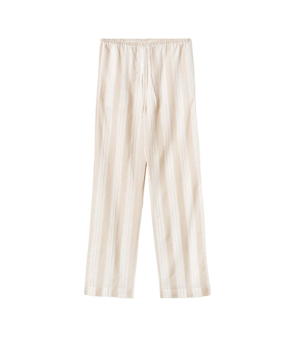 Press-Creased Drawstring Trousers