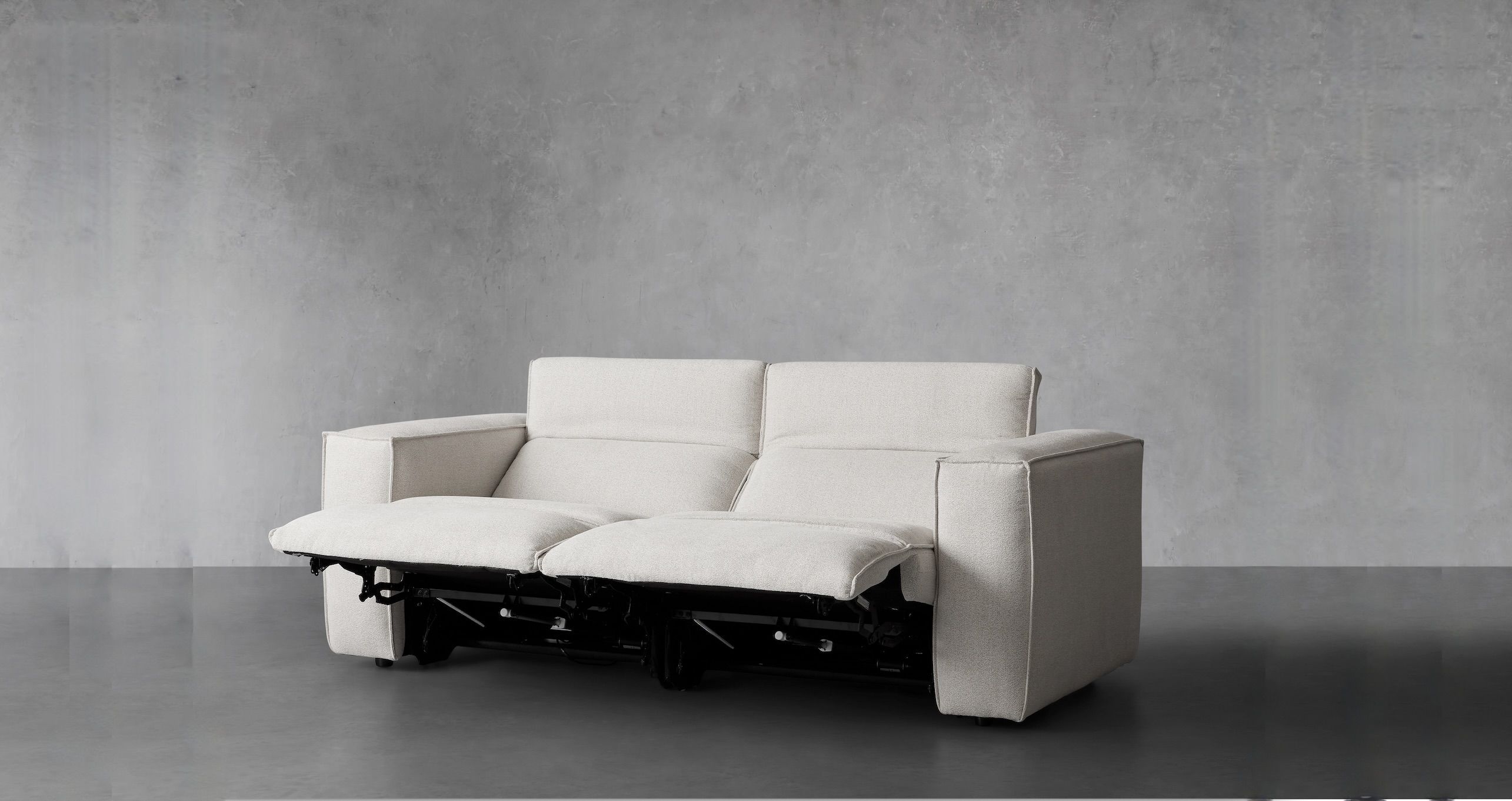 Low back reclining sofa hot sale