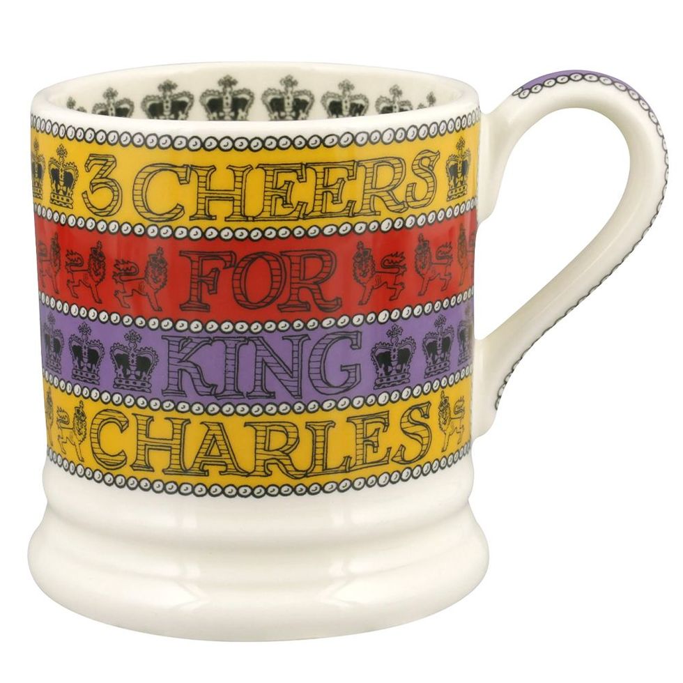 ‘3 Cheers for King Charles III’ 1/2 Pint Mug