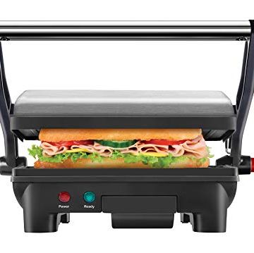 Electric Panini Press Grill and Gourmet Sandwich Maker 