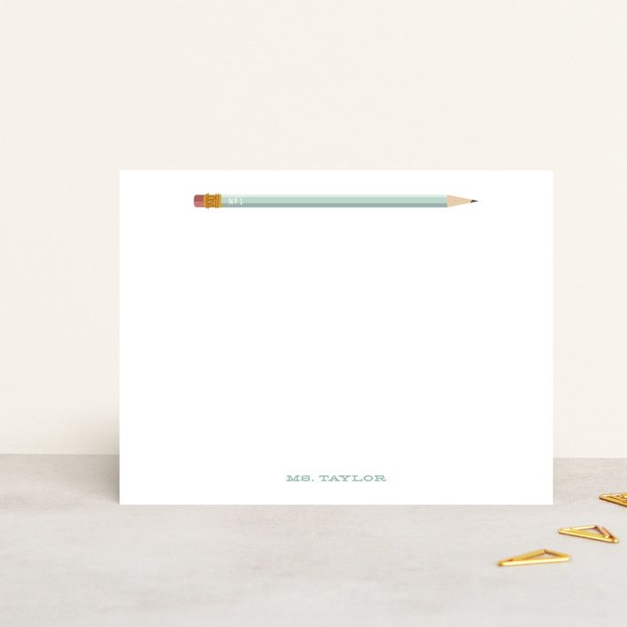 'Number 1' Personalized Stationery