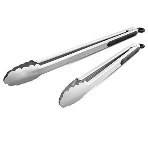 Stainless Steel Kitchen Cooking Tongs Set 