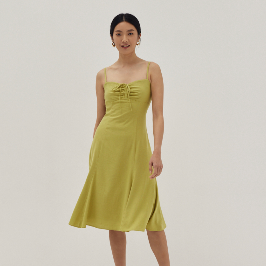 Brynn Fit & Flare Linen Dress Brynn Fit & Flare Linen Dress