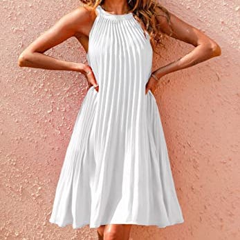 Halter Sleeveless Mini Dress Halter Sleeveless Mini Dress