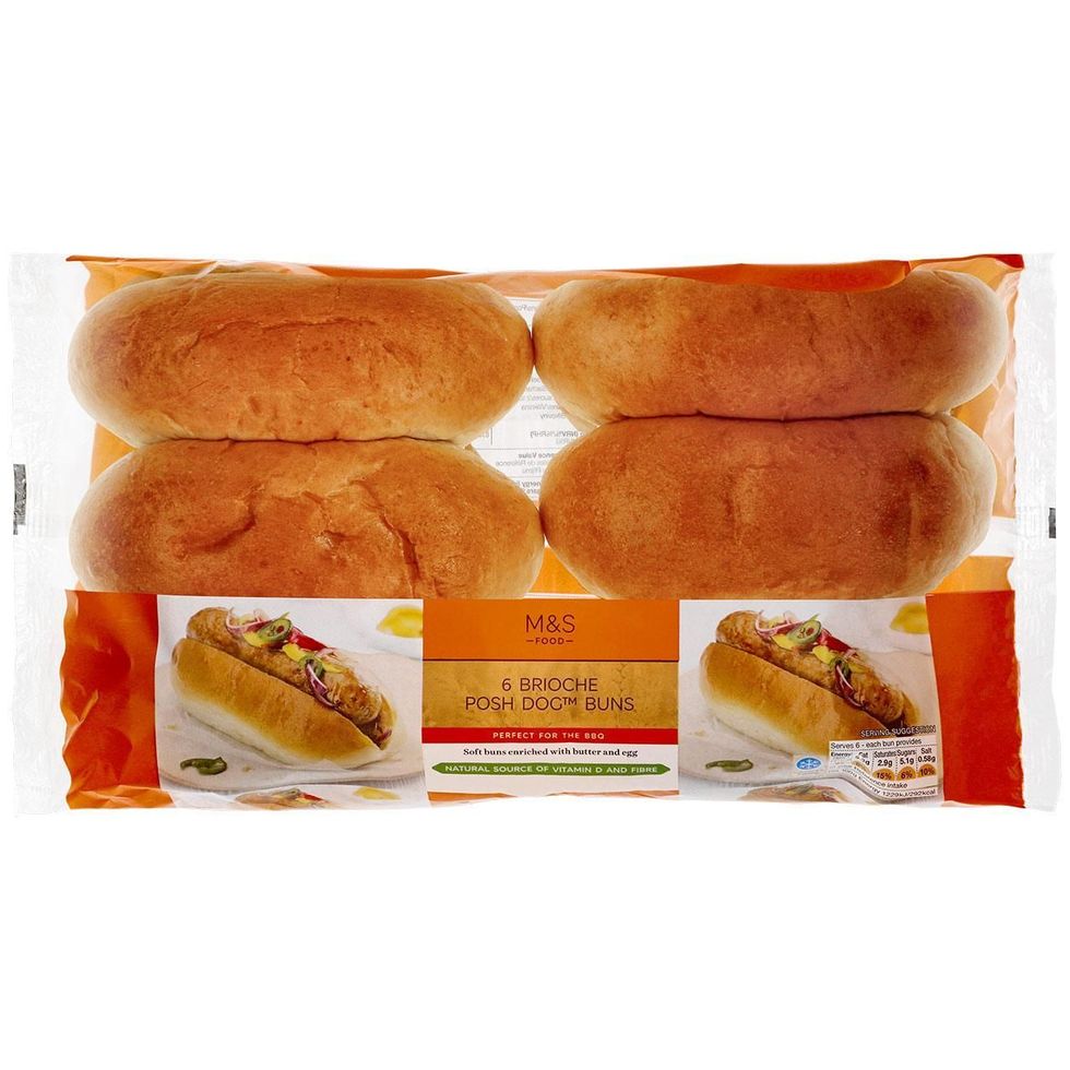 M&S Brioche Posh Hot Dog Buns