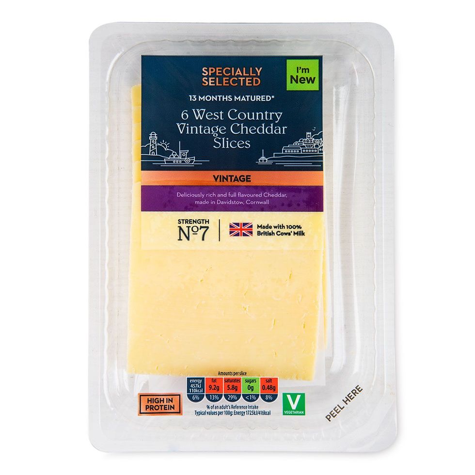 Aldi Specially Selected West Country Vintage Cheddar Slices