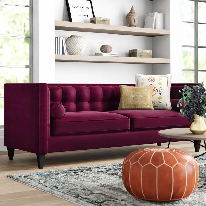 17 Best Velvet Couches Of 2024 Shop These Velvet Sofas   1682347407 Pineview 84 Upholstered Sofa 6446958518491 