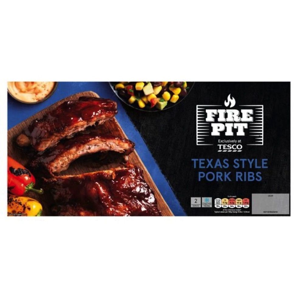 Tesco Fire Pit Texas Style Pork Ribs 600g 