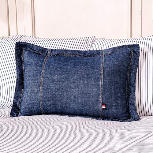 Denim Throw Pillow Cover