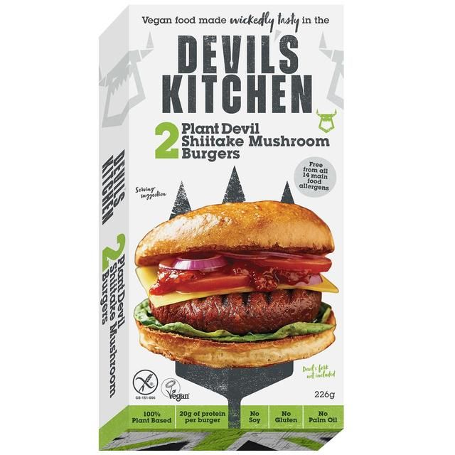 Devil's Kitchen Shiitake Mushroom Burger 226g 