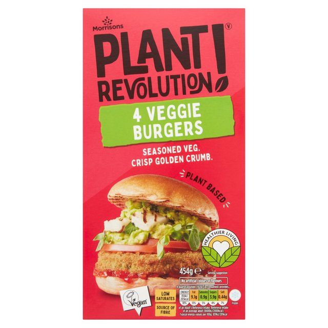 Morrisons Plant Revolution Vegetable Burger 454g 