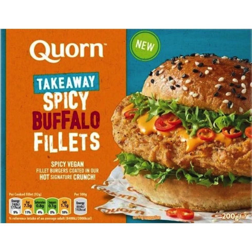 Quorn Takeaway Spicy Vegan Buffalo Fillets 200g 