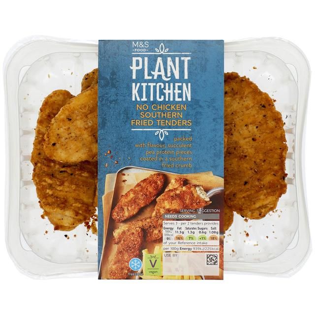 M&S Plant Kitchen No Chicken Southern Fried Tenders 252g