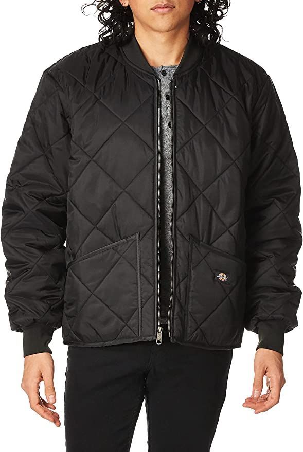 Diamond quilt nylon on sale jacket