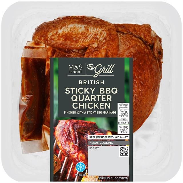 M&S Sticky BBQ Quarter Chicken