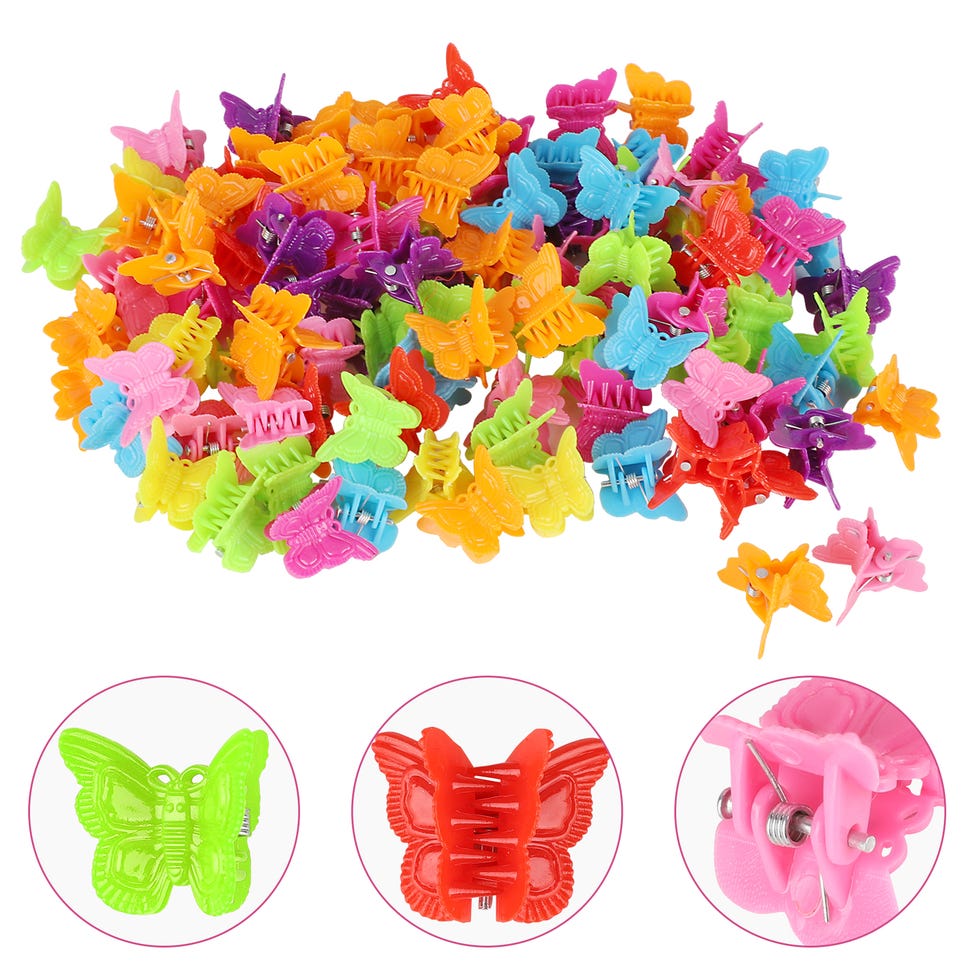 Mini Butterfly Hair Claw Clips
