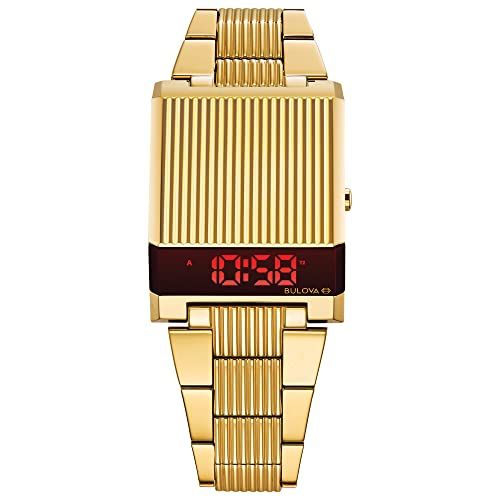 Archive Series LED Computron Gold Stainless Steel Watch