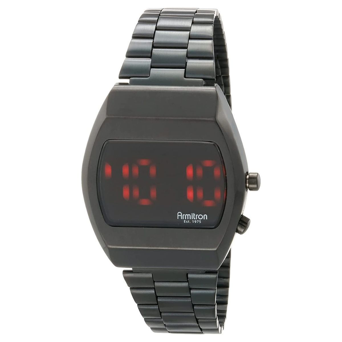 All black digital online watch