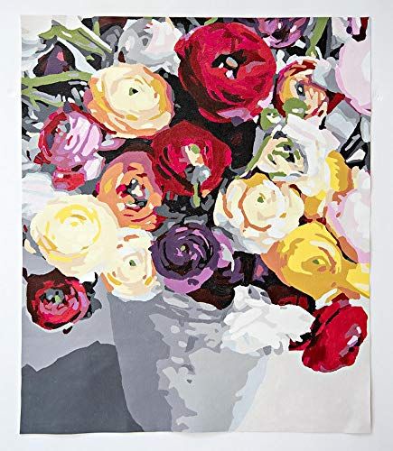Botanical Floral DIY Canvas Paint by Numbers