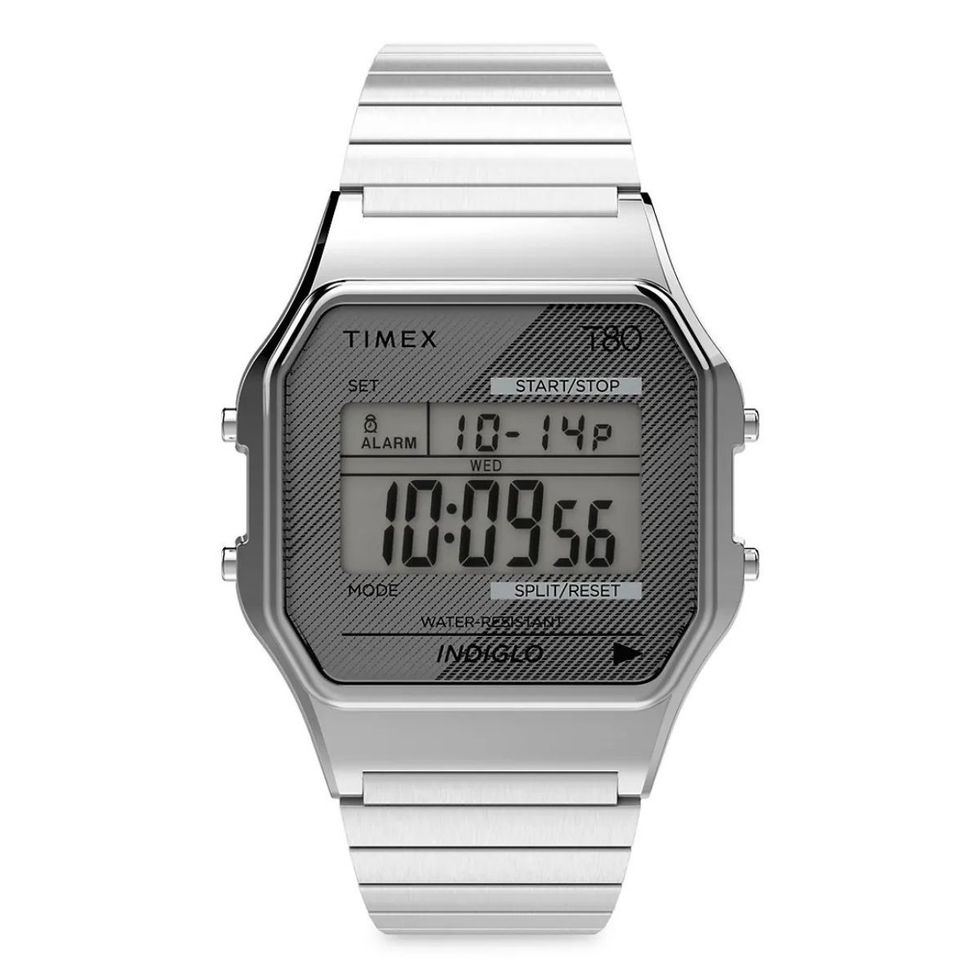 Timex T80 Rainbow Stainless Steel Bracelet Watch