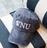 WNU The Cap: Cotton, Washed Navy Blue