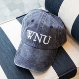 WNU The Cap: Cotton, Washed Navy Blue
