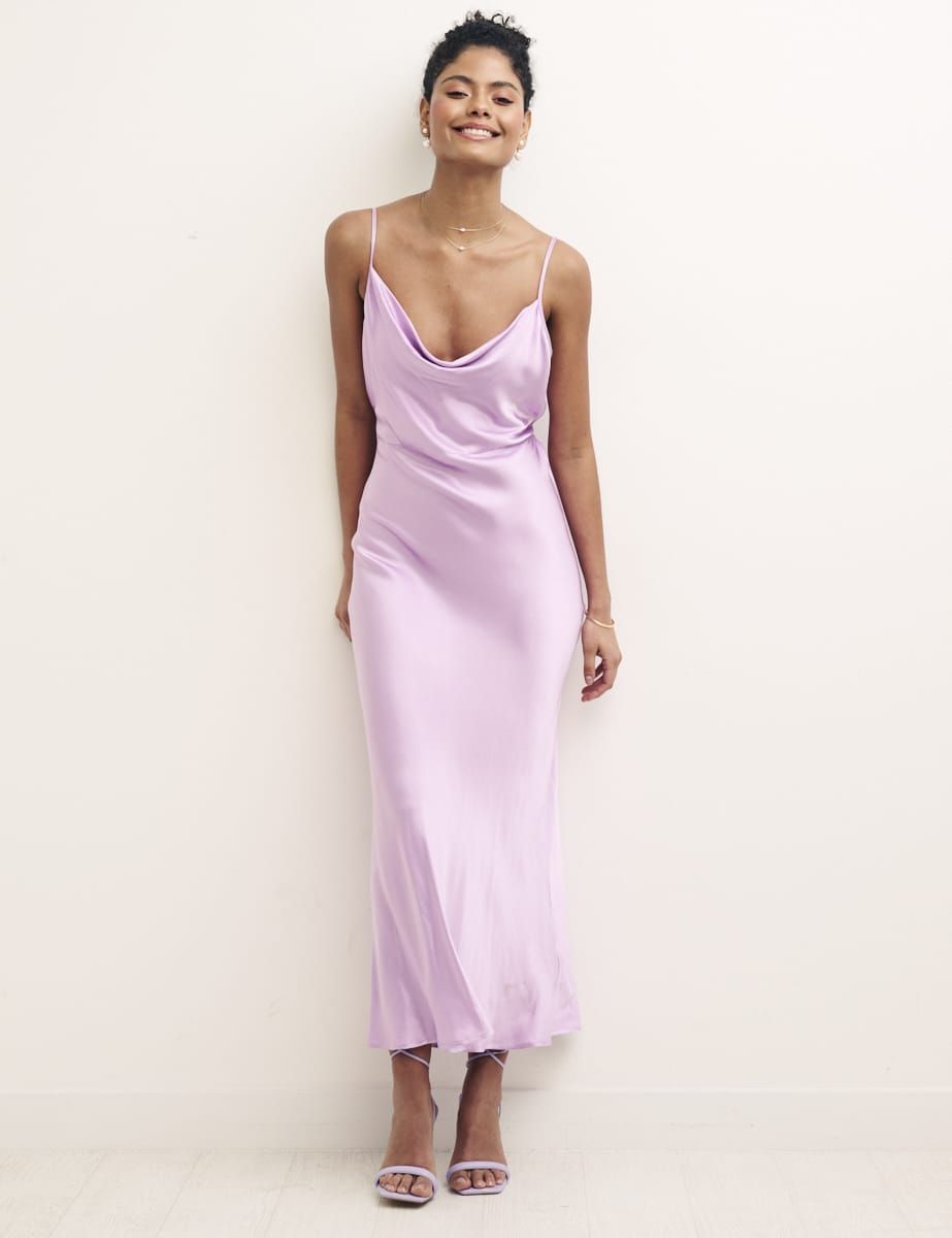 How to wear hotsell a satin slip dress