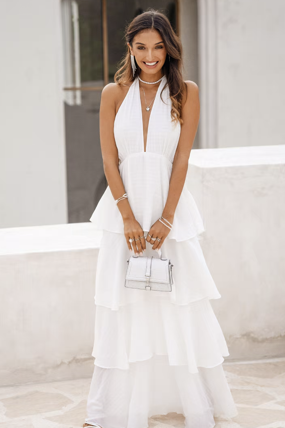Shop Dupes for Simone Biles' All-White Tier Wedding Dress