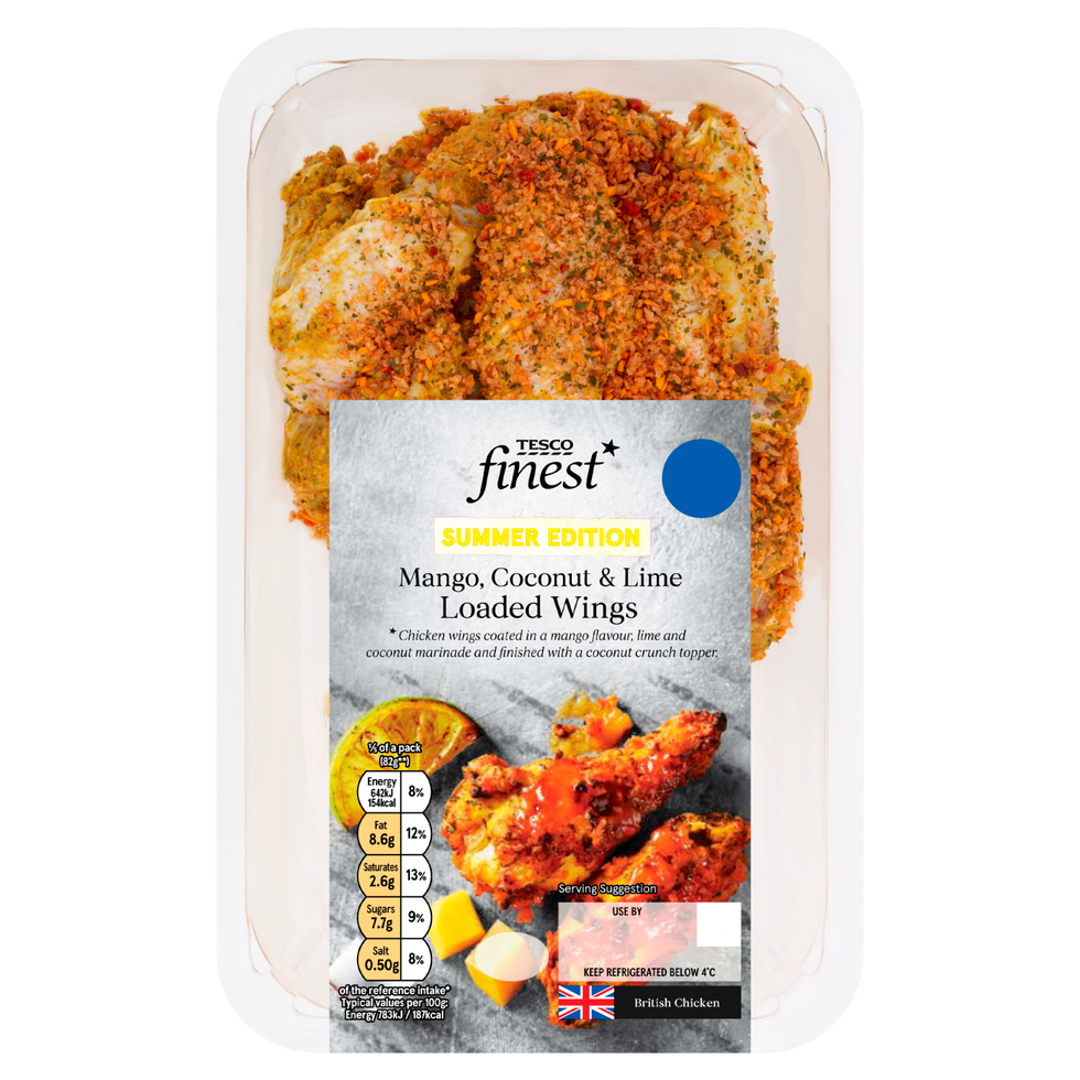 Tesco Finest Mango, Coconut and Lime Loaded Wings 700g