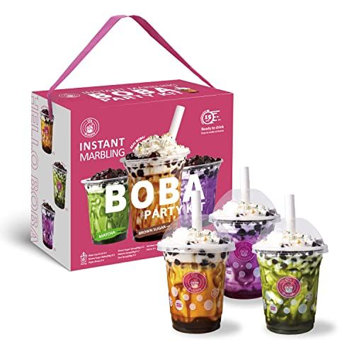 The Original ULTIMATE DIY Bubble Tea Party Kit *CLASSIC FLAVORS* by: Buddha  Bubbles Boba