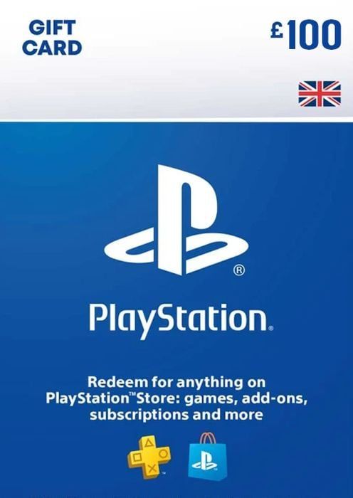 PlayStation Network-Aufladekarte im Wert von 100 £ – PSN UK