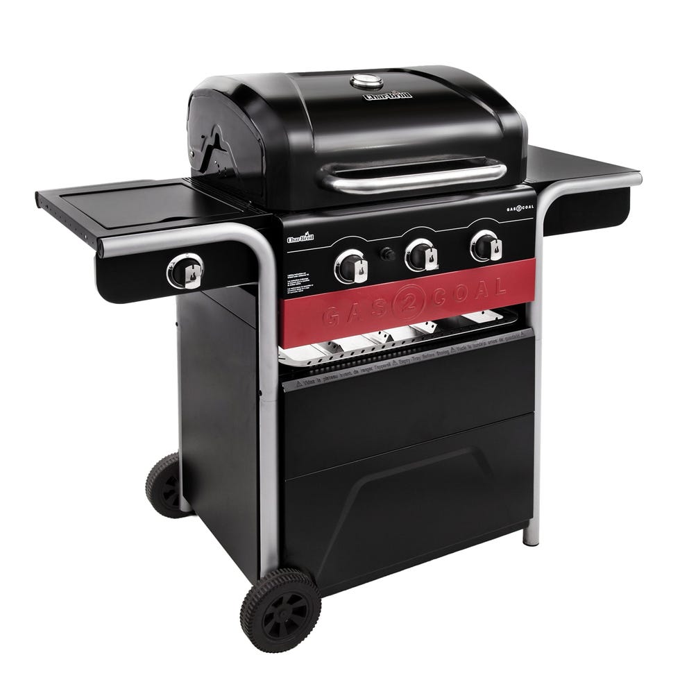 Barbacoa híbrida: de gas y carbón