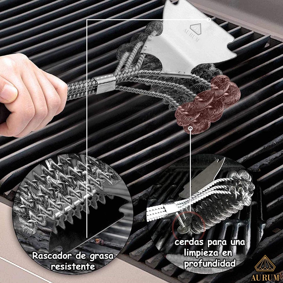 Cepillo para limpiar la barbacoa
