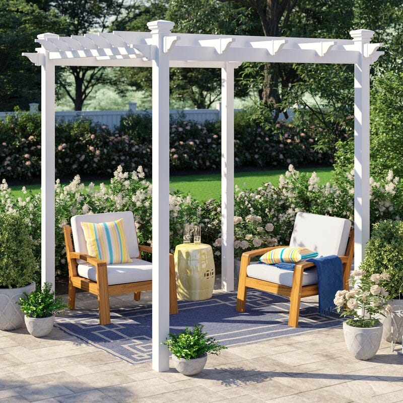 Corissa Vinyl Pergola Corissa Vinyl Pergola