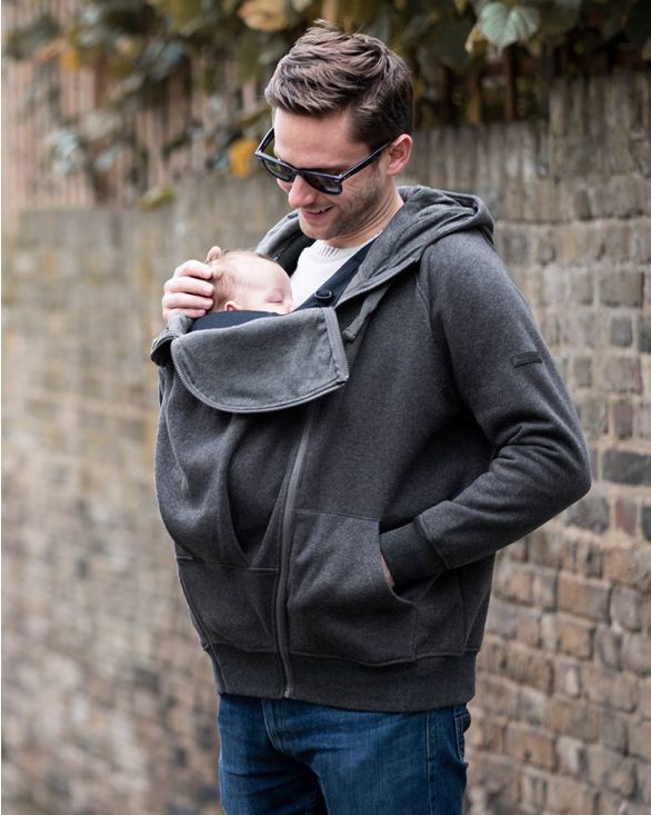 Seraphine Men’s Hoodie with Baby Pouch