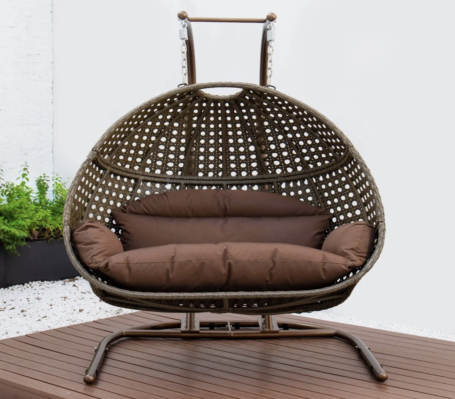 12 Best Outdoor Hanging Egg Chairs In 2024 Chairs For Porches Patios   1682539087 Egg Chair 2 Person 6449822b435b8 