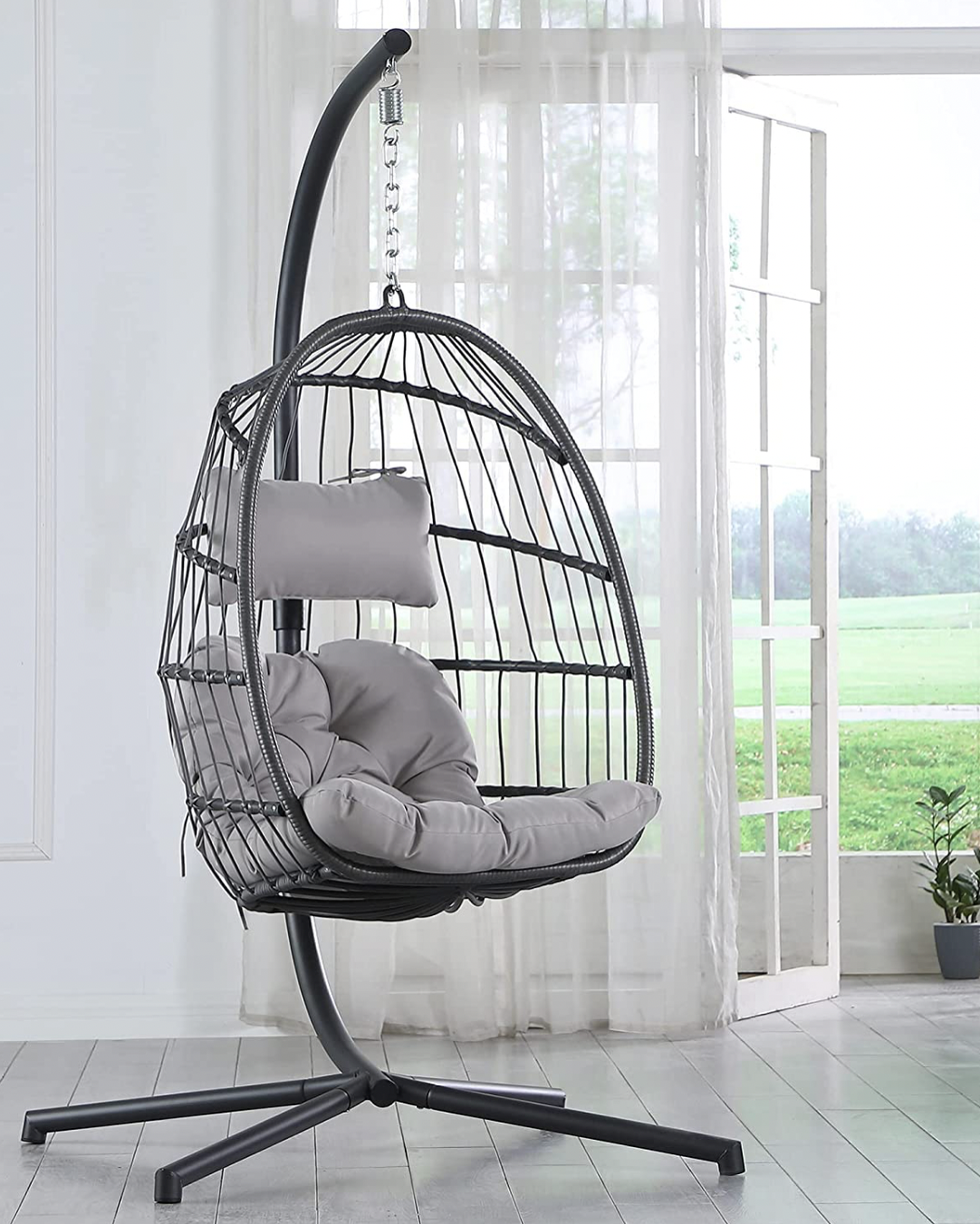 Specialiseren afdrijven Verwijdering 12 Best Outdoor Hanging Egg Chairs in 2023 - Chairs for Porches, Patios