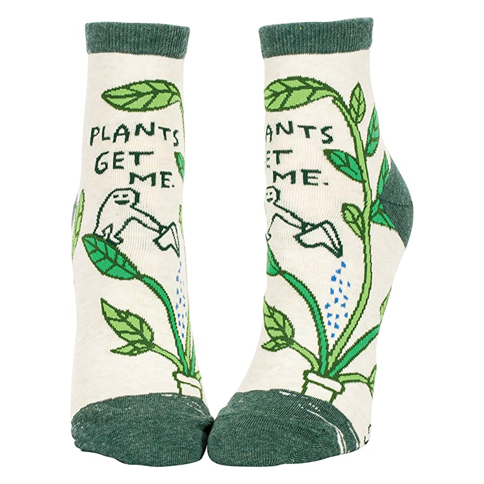 Plants Get Me Funny Socks