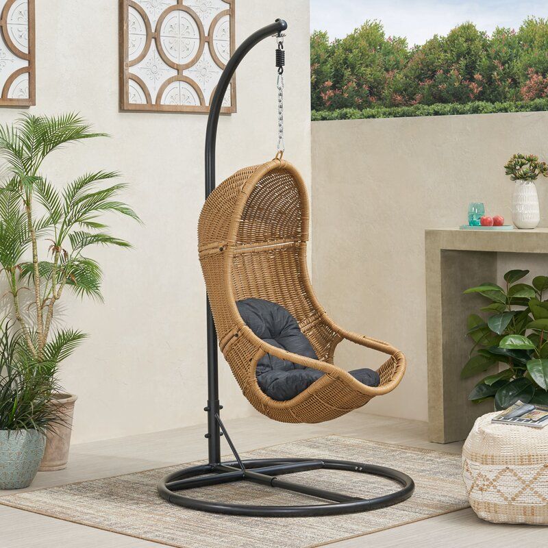 Egg shell hanging clearance chair