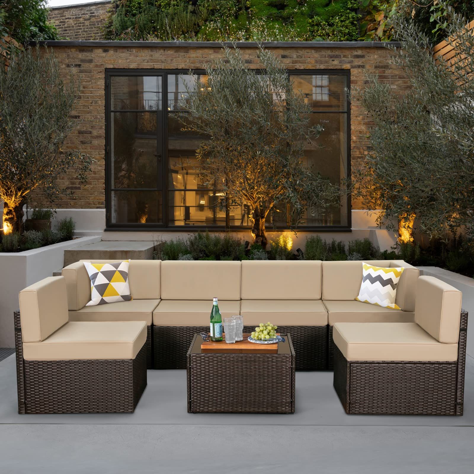 Affordable patio online sectional