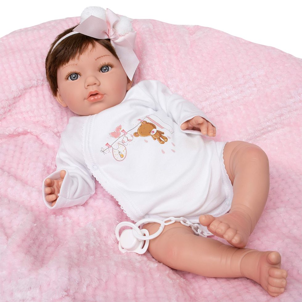 Muñeca Bebé Reborn Material didáctico de apoyo de silicona con