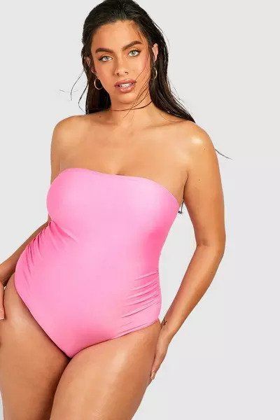 Maternity Essential Bandeau Swimsuit