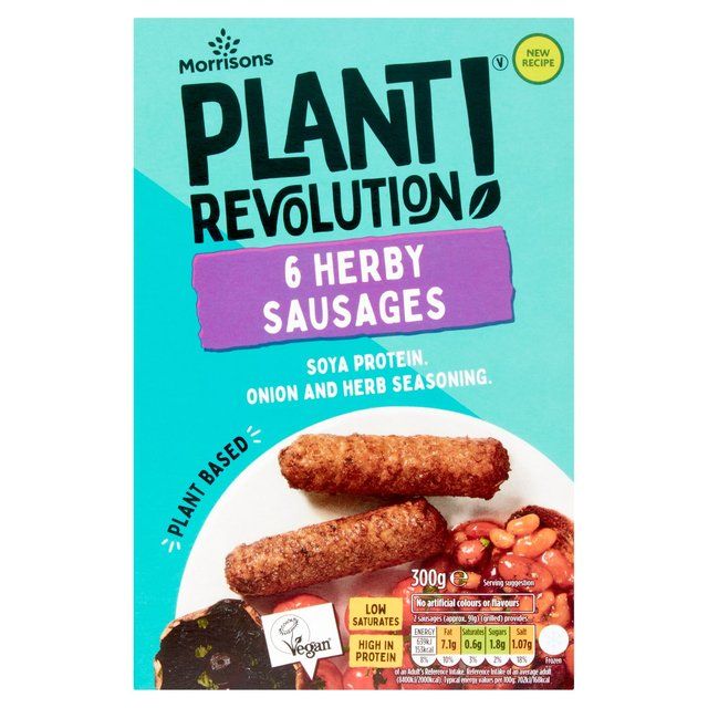 Morrisons Plant Revolution Meat Free Sausages