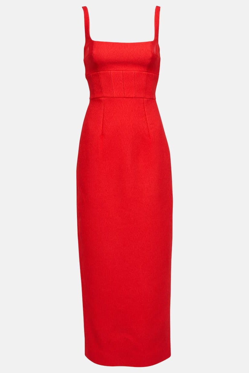 Martel Cloqué Midi Dress Martel Cloqué Midi Dress