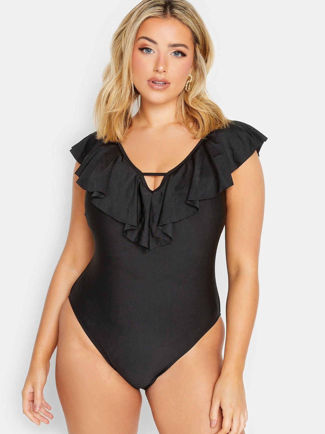 Off the shoulder plus on sale swimsuit