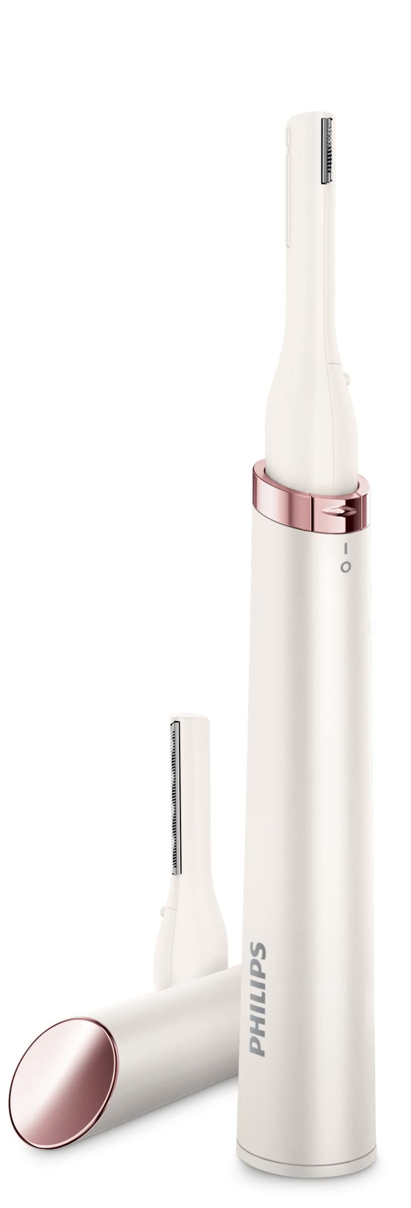 Philips SatinCompact Women's Precision Trimmer, Instant Hair Removal for Face & Eyebrows, Fine Body Hair (HP6389)