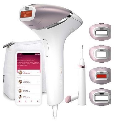 Philips Lumea IPL 8000 Series Prestige, corded with 4 attachments for Body, Face, Bikini and Underarms with trimmer BRI949/00